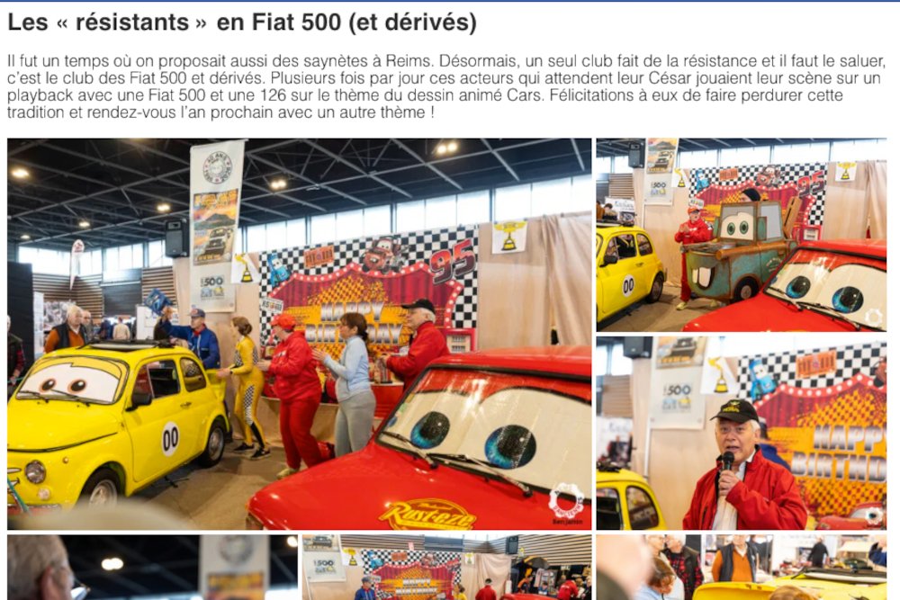<strong>News d'Anciennes</strong><small>© FIAT 500 et dérivés CLUB DE FRANCE</small>