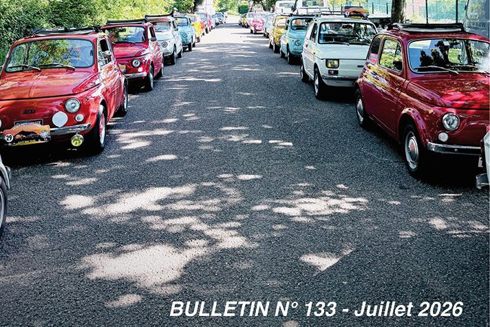 <strong>Bulletin 133</strong><small>© FIAT 500 et dérivés CLUB DE FRANCE</small>