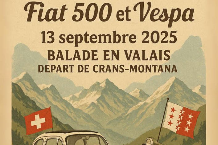 Affiche 2025 © FIAT 500 et dérivés CLUB DE FRANCE <strong>Affiche 2025</strong><small>© FIAT 500 et dérivés CLUB DE FRANCE</small>
