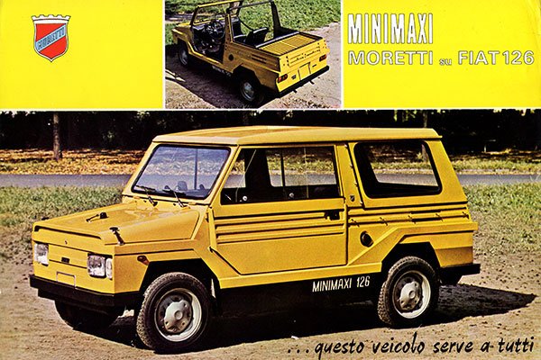 <strong>126 Moretti Minimaxi</strong><small>© FIAT 500 et dérivés CLUB DE FRANCE</small>