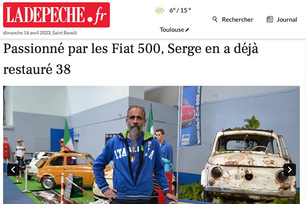 © FIAT 500 et dérivés CLUB DE FRANCE <strong></strong><small>© FIAT 500 et dérivés CLUB DE FRANCE</small>